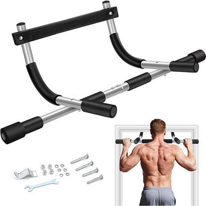 Adjustable Chin-Up/Pull-Up Bar - No Installation, Doorframe Mounted